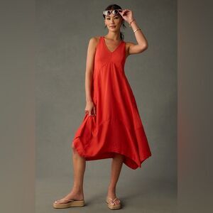 Anthropologie Daily Practice Persephone Dress | Small | Dried Hibiscus